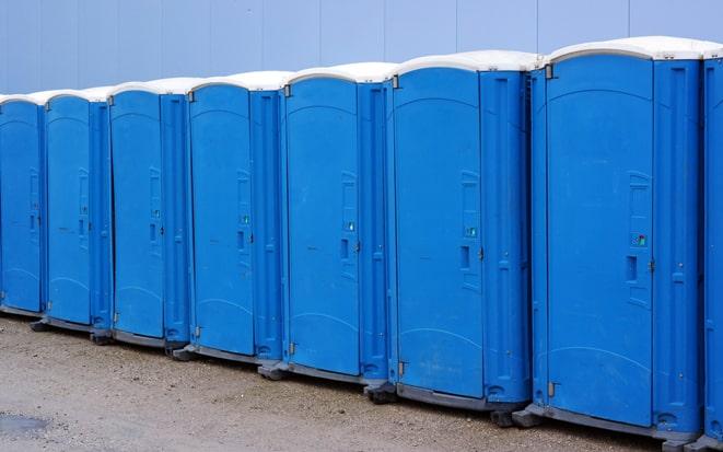 portable toilet rented for party